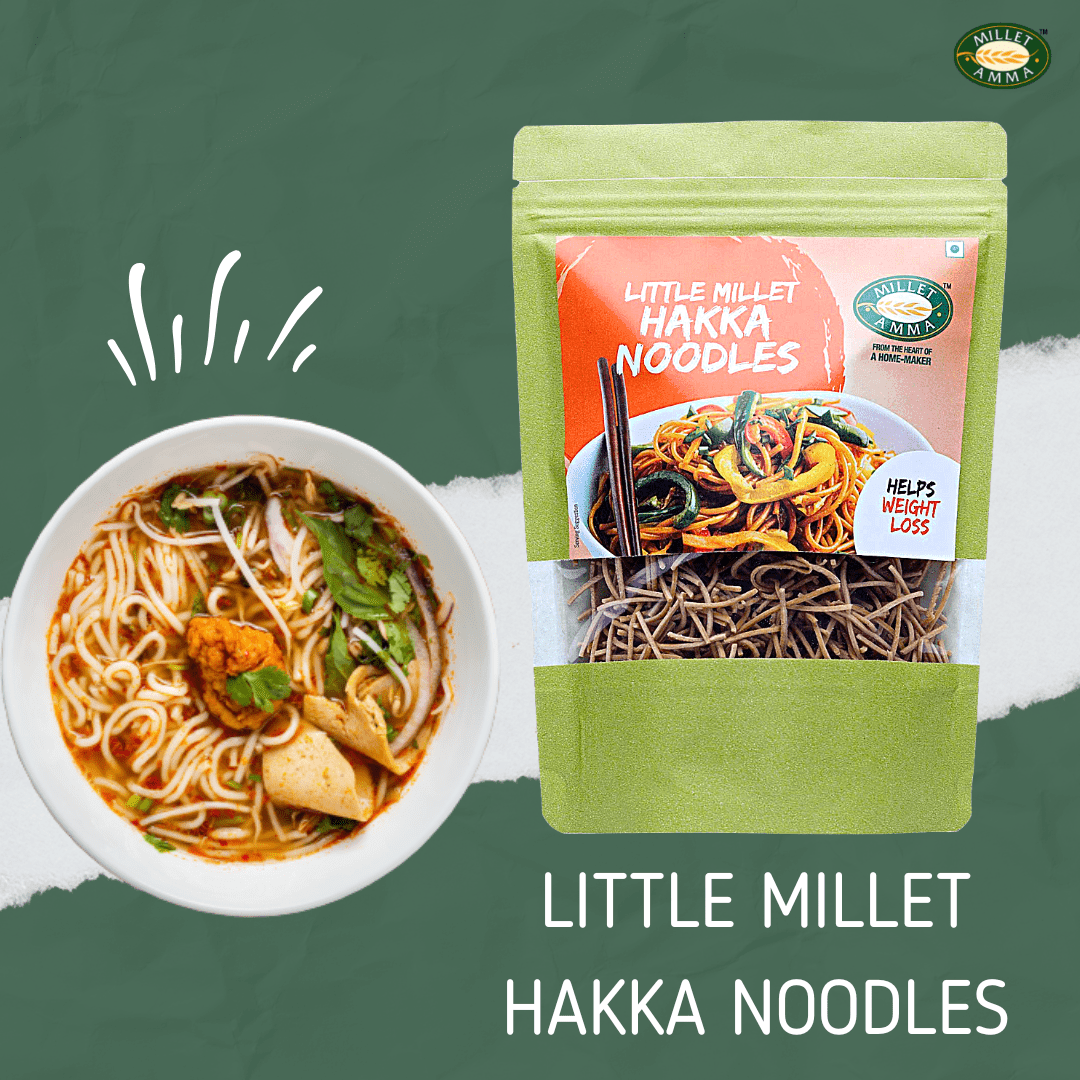 Little Millet Hakka Noodles 180gm Millet Amma