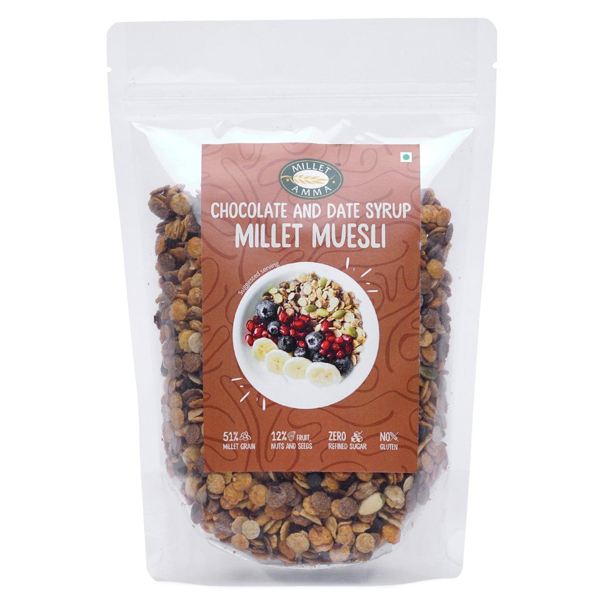 Buy GoodDiet Multi Millet Chocolate Muesli Online at Best Price of