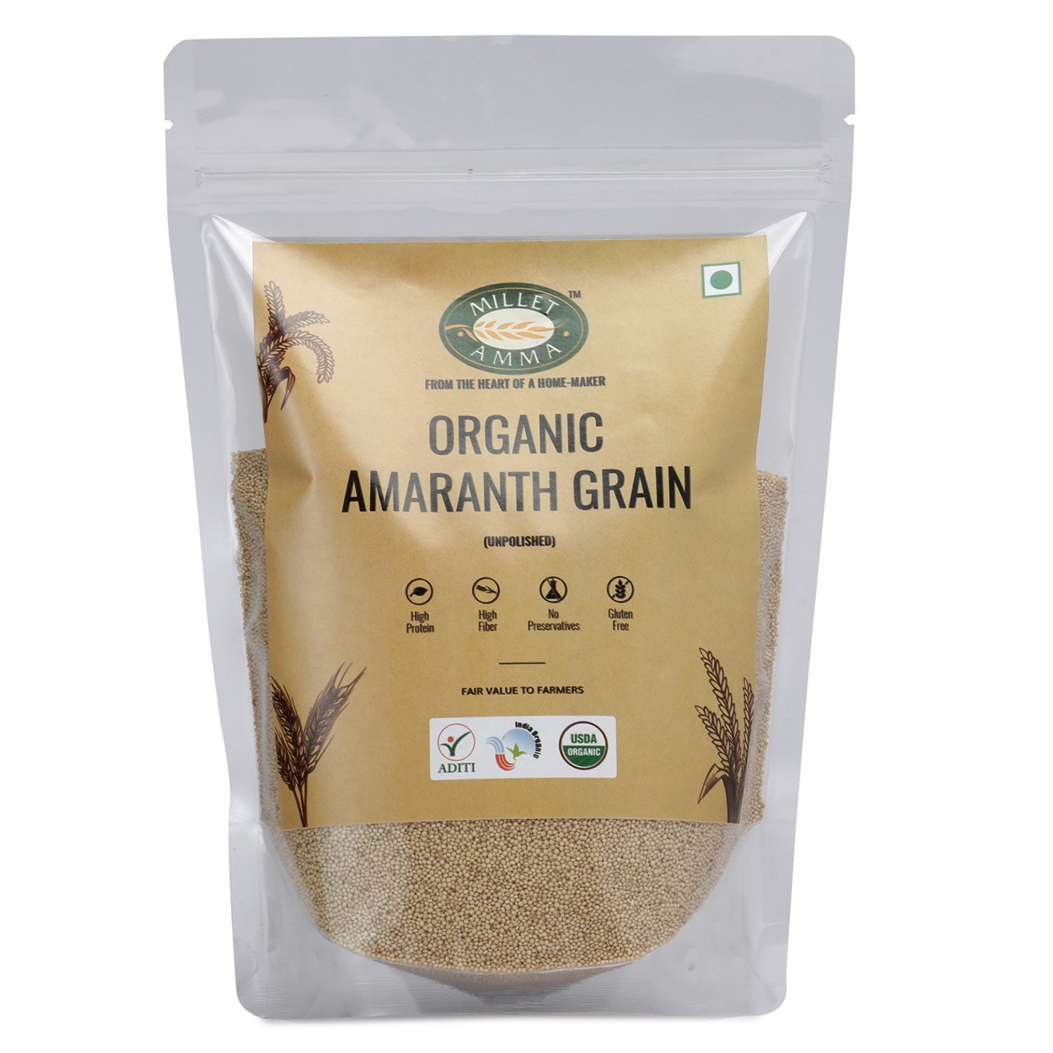 Amaranth Millet Grain Organic - 500 g