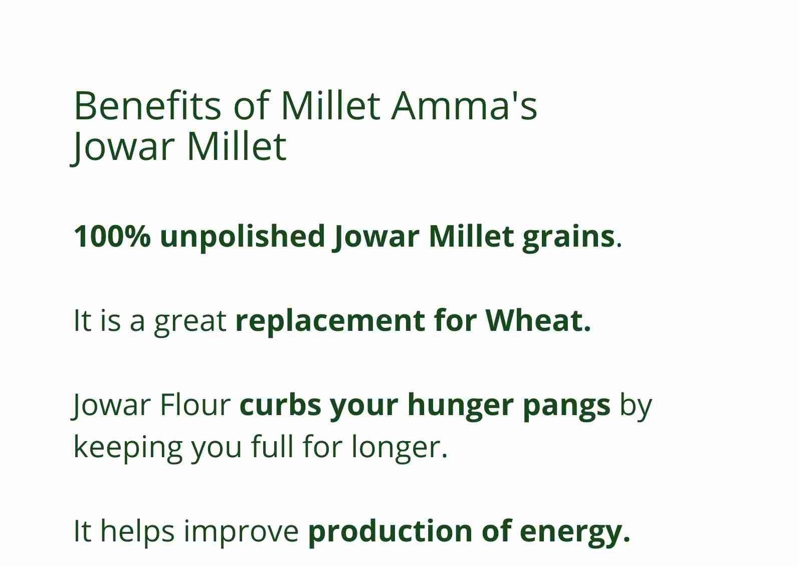Jowar Millet Grain Organic 500 G