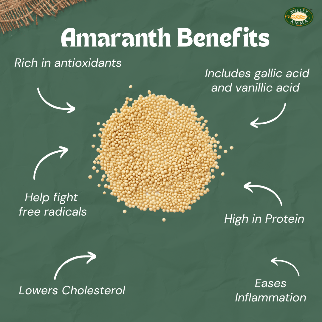 Amaranth Grain Organic (500gm) Buy Amaranth Grain Millet Amma