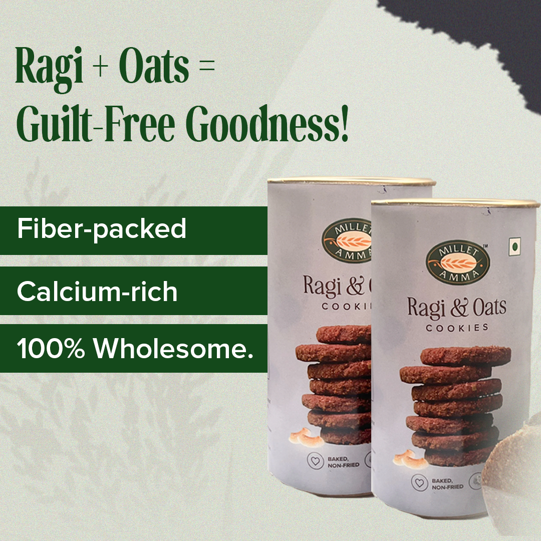 Ragi & Oats Cookies - 135 grams