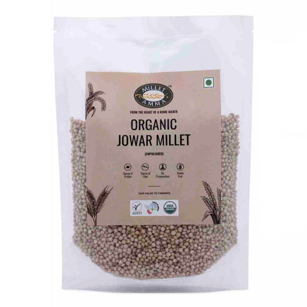 Jowar Millet Grain Organic 500 G