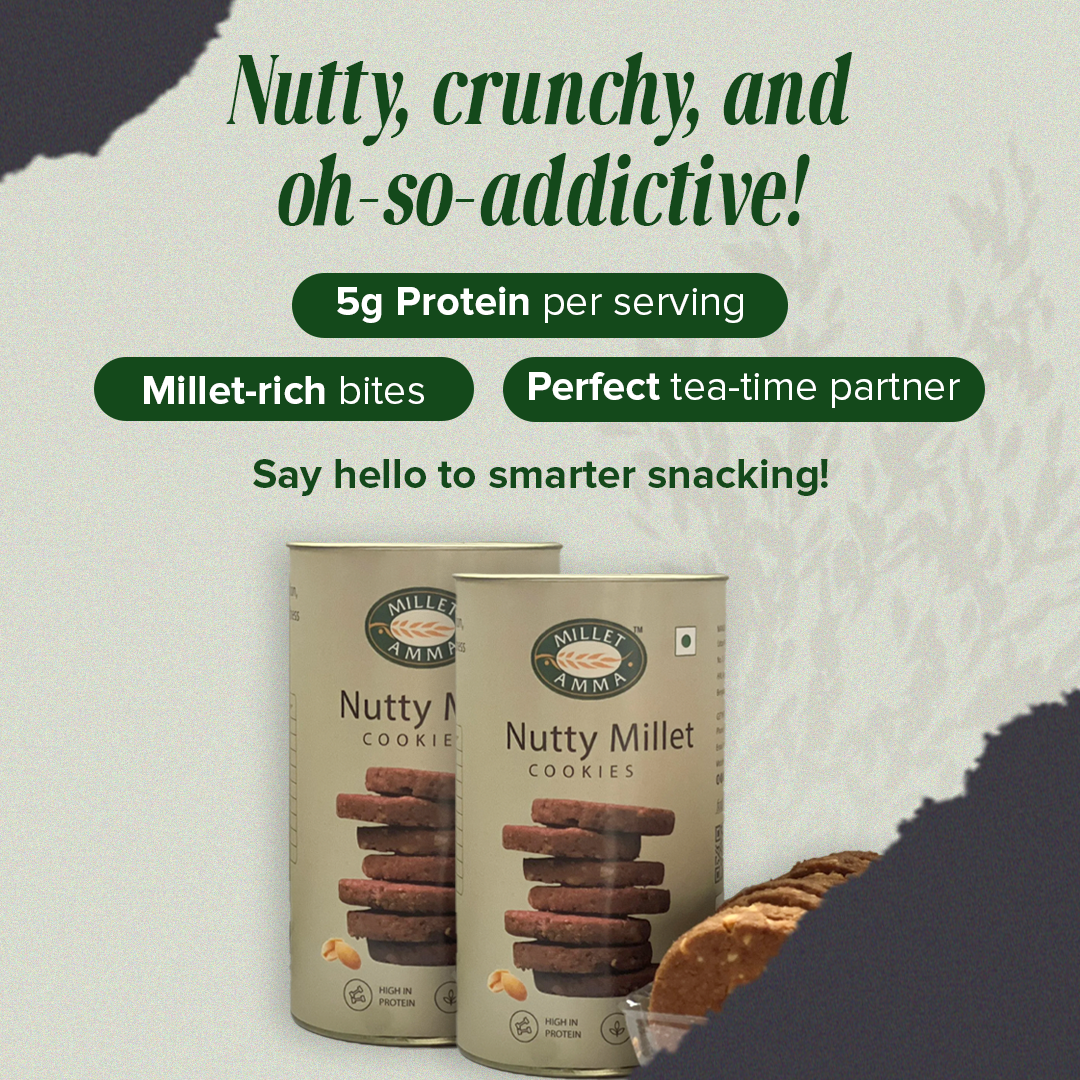 Nutty Millet Cookies - 135 grams