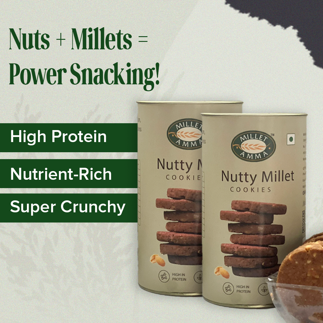 Nutty Millet Cookies - 135 grams