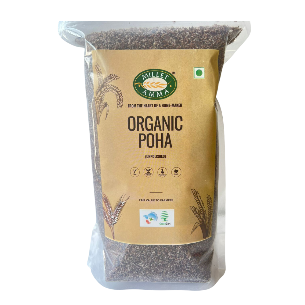 Ragi Millet Poha Flakes Organic 500 gms