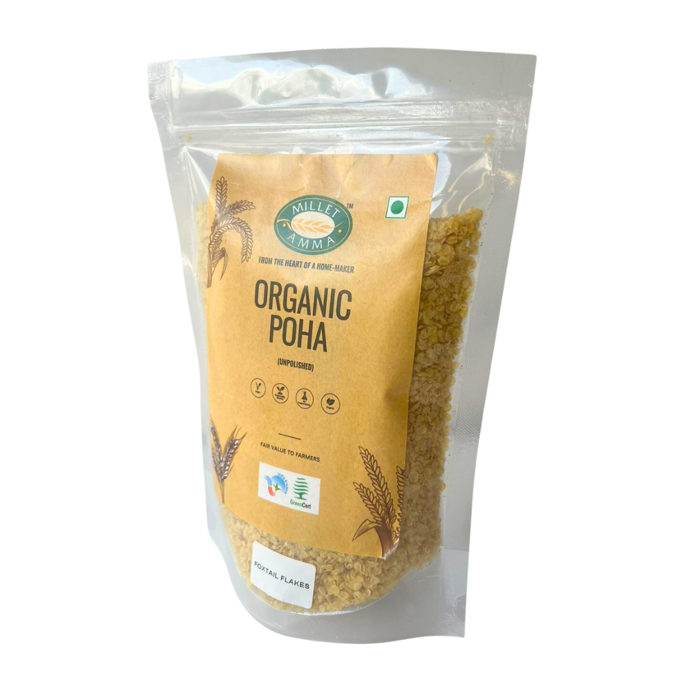 Foxtail Millet Poha Flakes Organic 500 gms