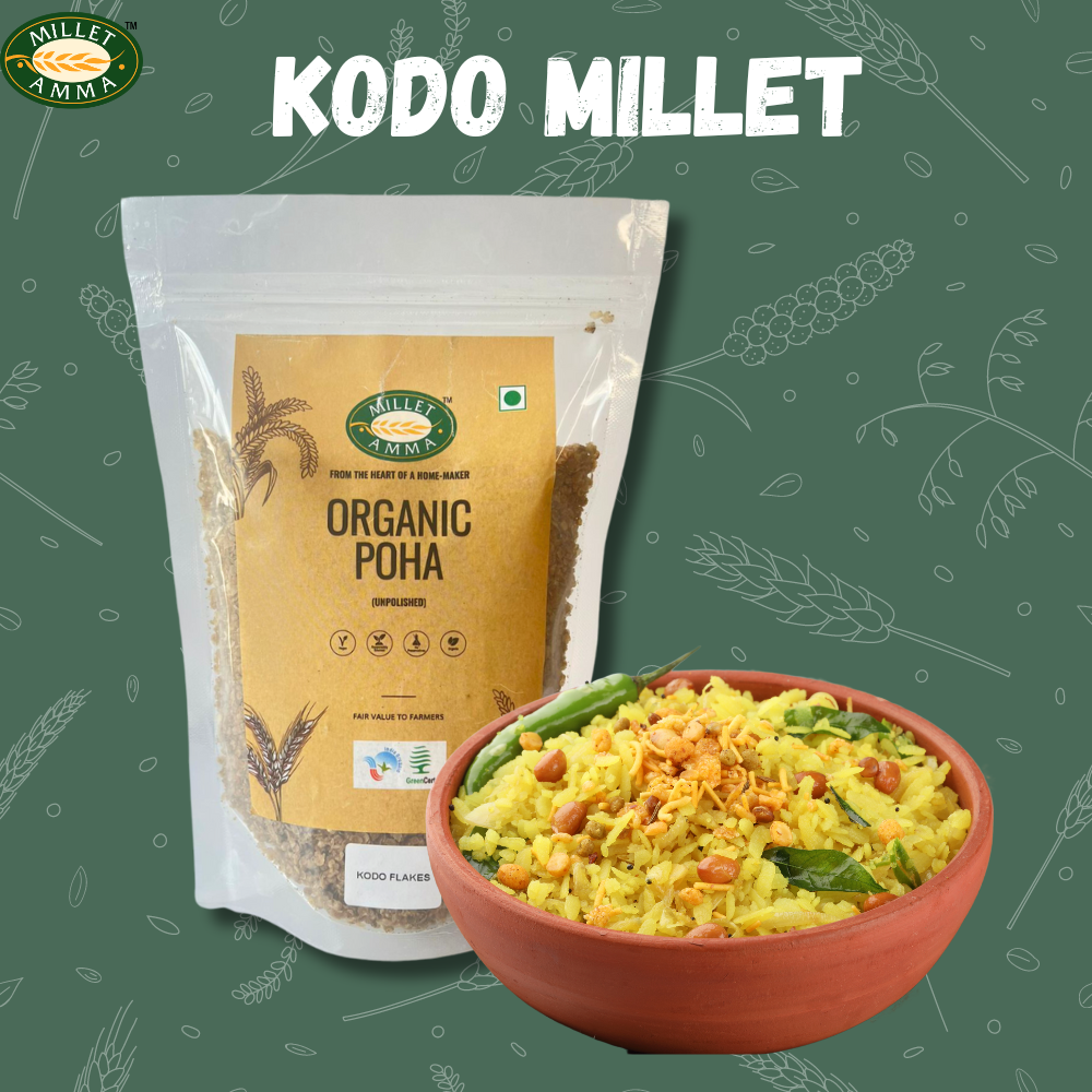 Kodo Millet Poha Flakes Organic 500 gms