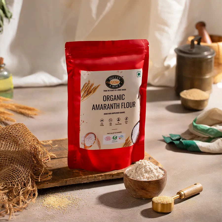 Amaranth Millet Flour Organic - 500gm thumbnail 2