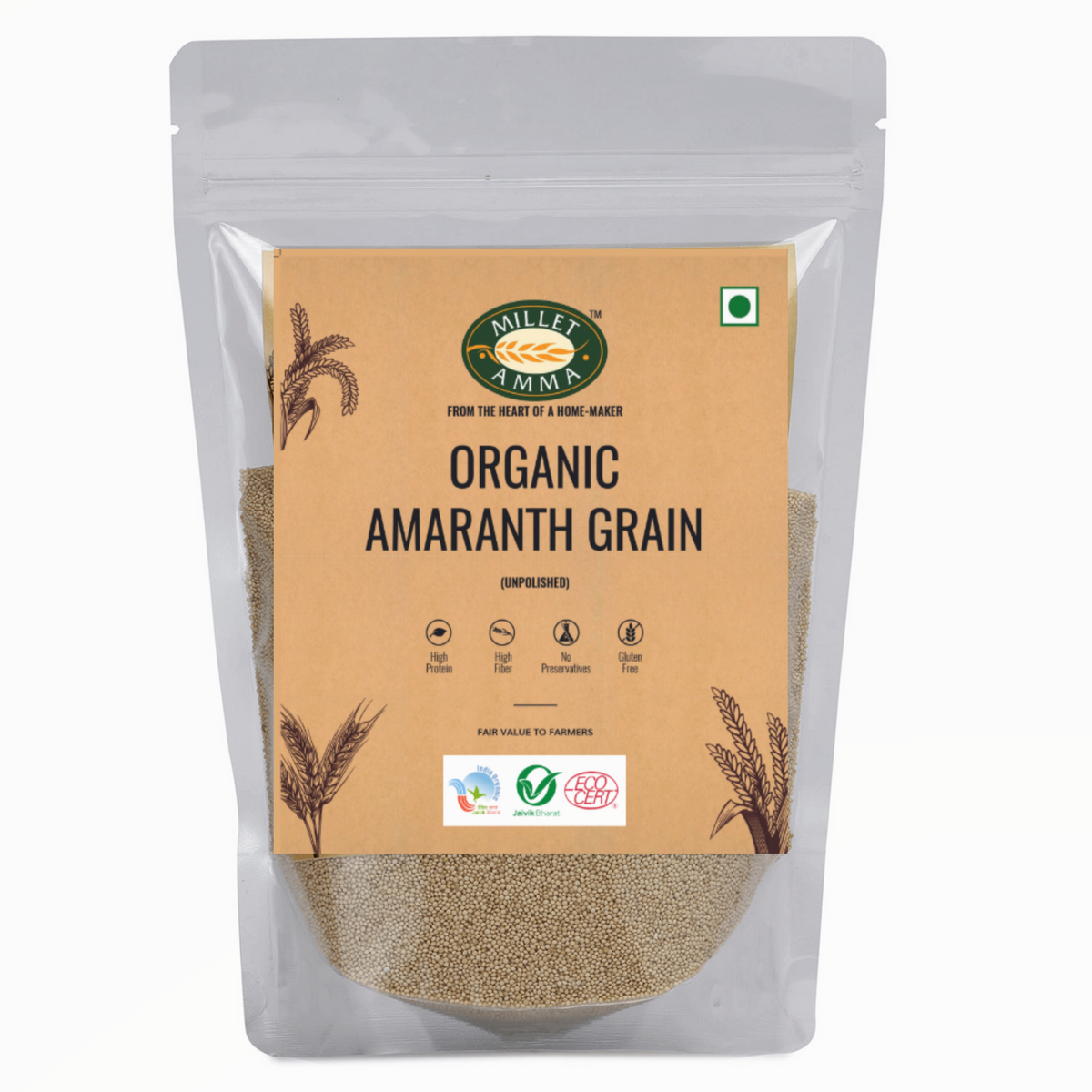 Amaranth Millet Grain Organic - 500gm thumbnail 2