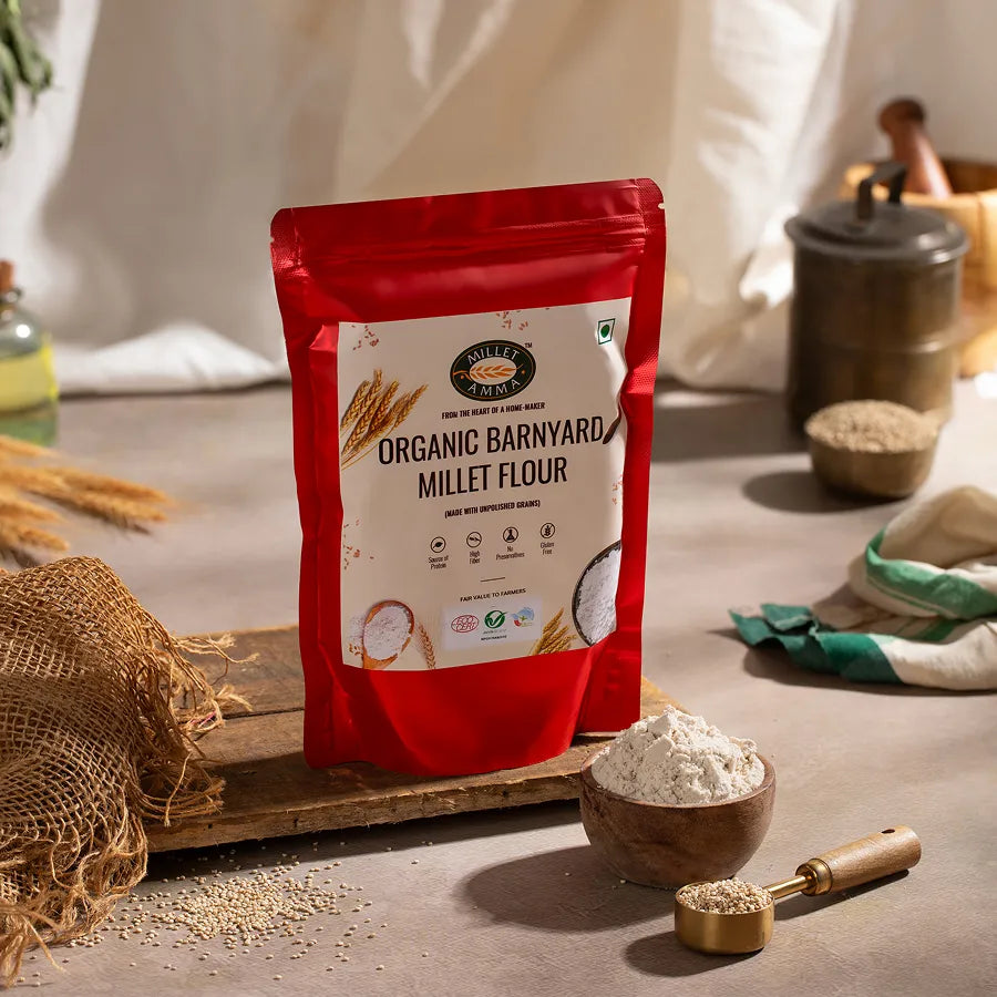 Barnyard Millet Flour Organic - 500gm image 1