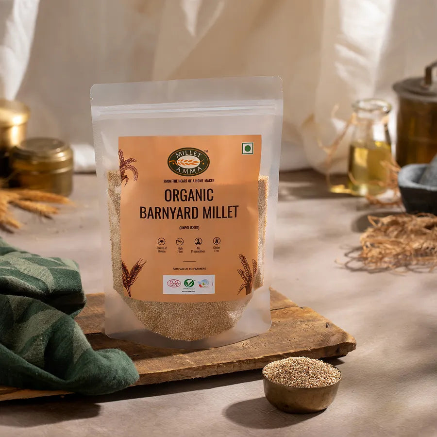 Barnyard Millet Grains Organic - 500gm