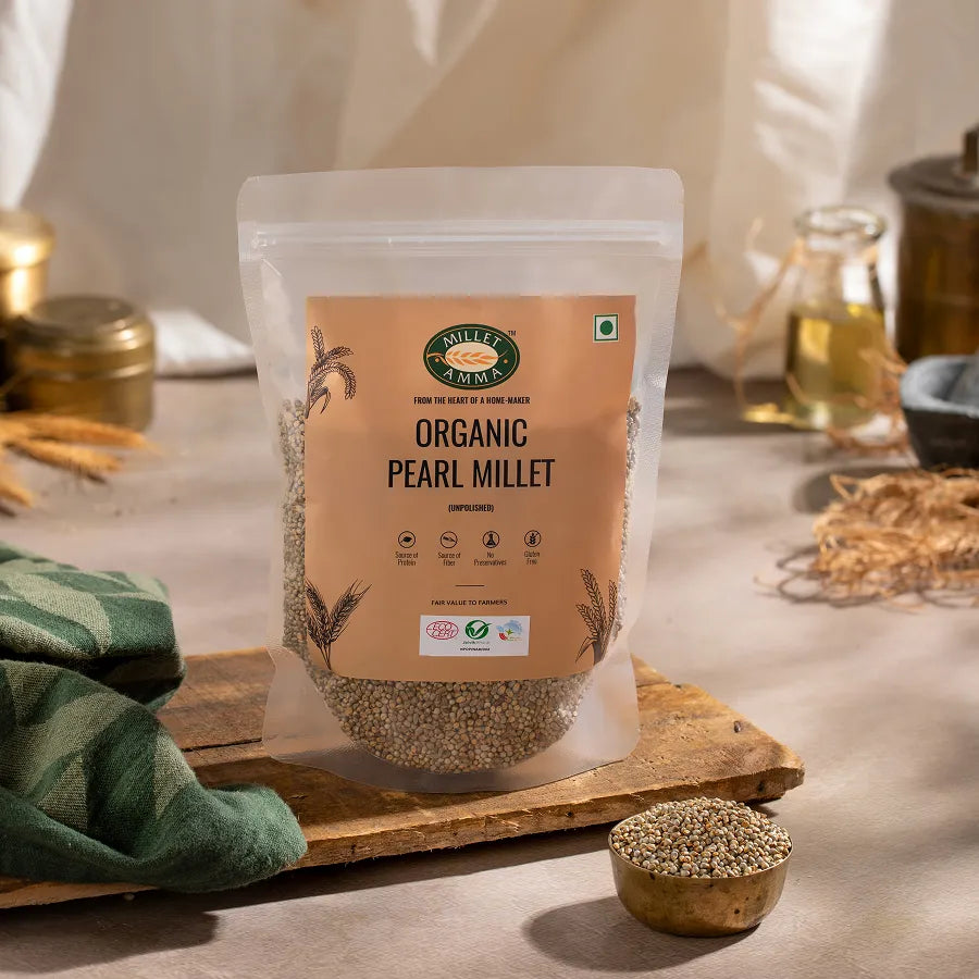 Bajra (Pearl Millet) Organic Grain 500 G image 1