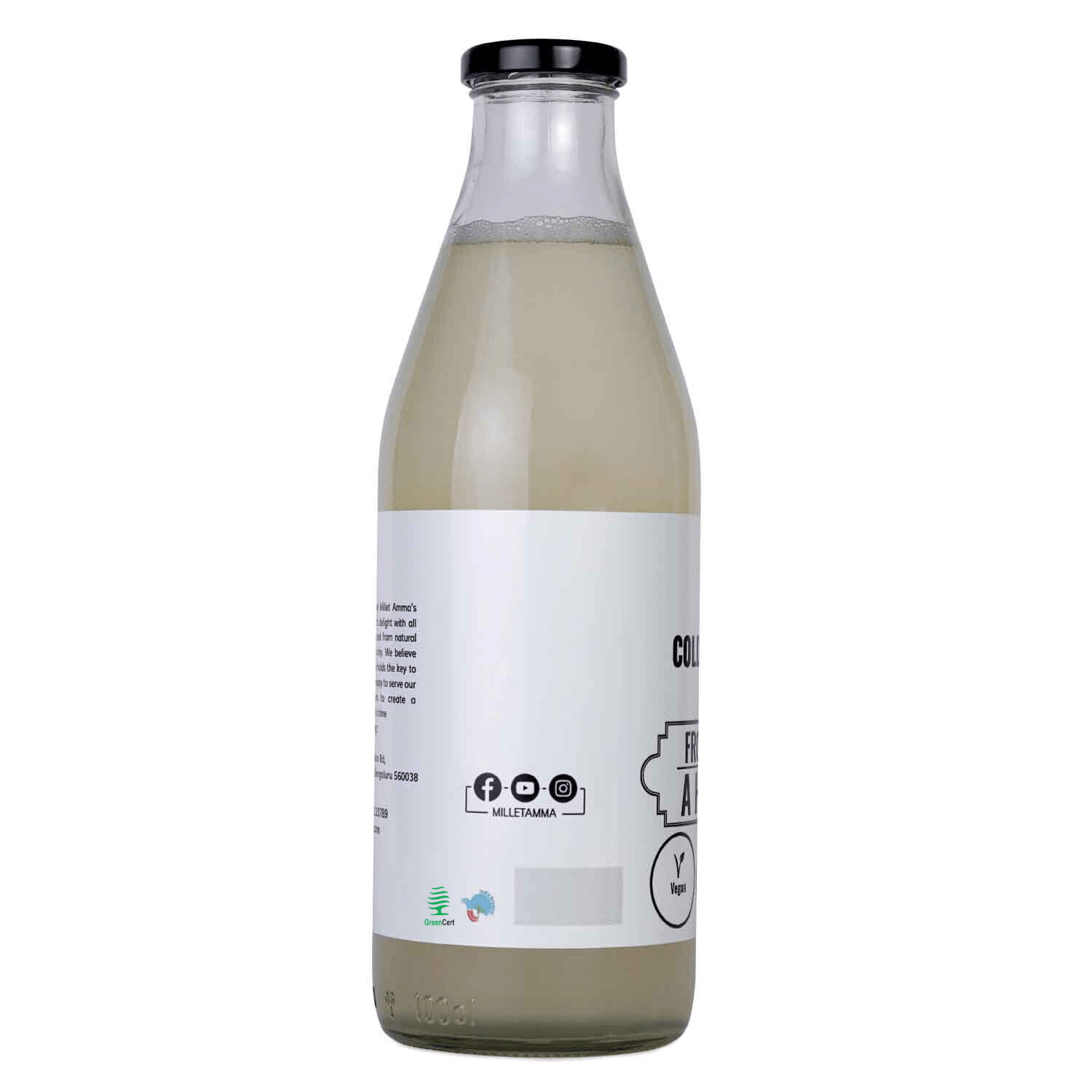 Cold Pressed Virgin Coconut Oil Organic 500ml - Millet Amma