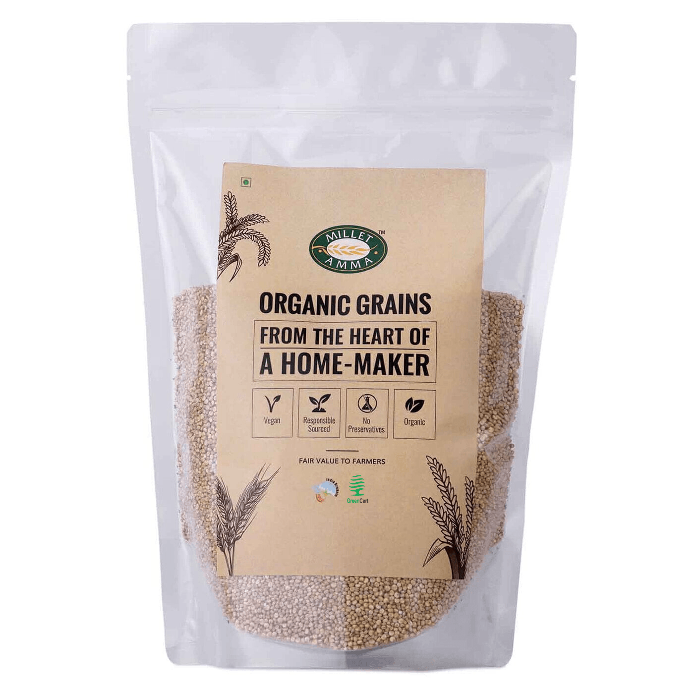 Quinoa White Organic 500gm - Millet Amma