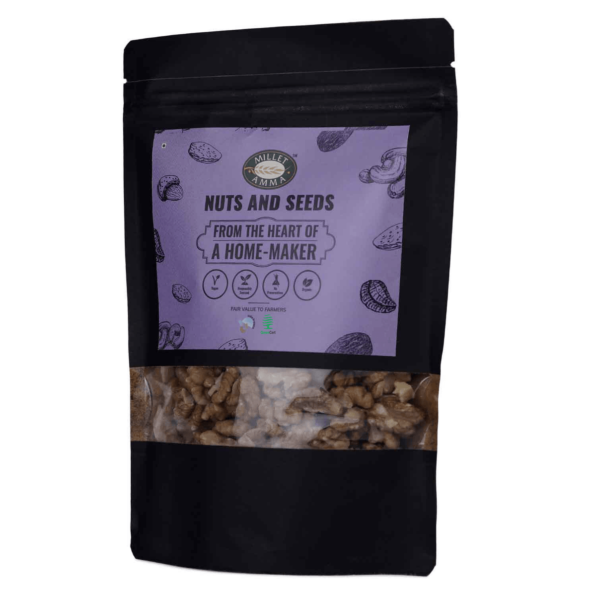 Walnuts Organic 250gm – Millet Amma