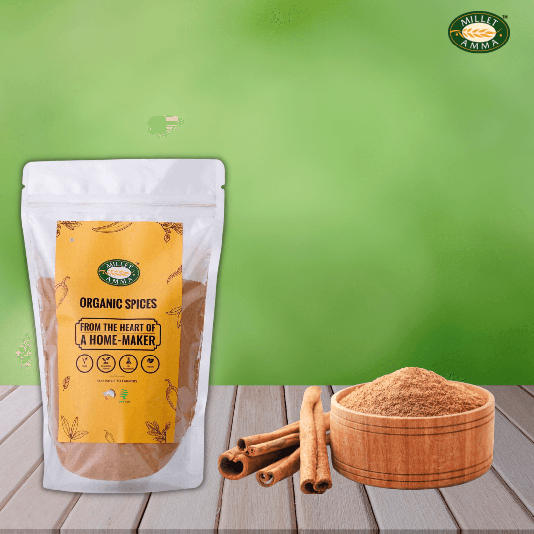 Cinnamon Powder Organic 100gm - Millet Amma