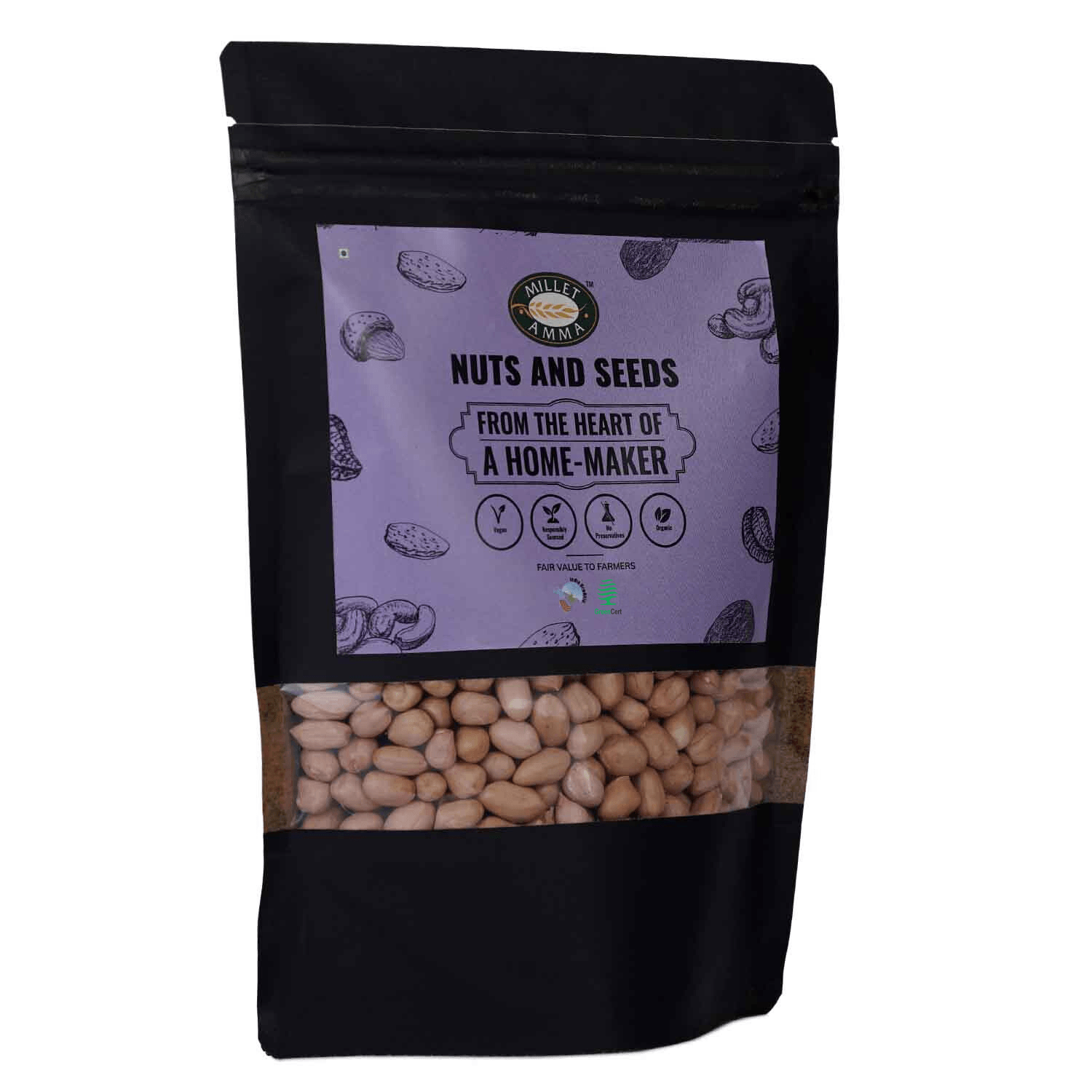 Peanuts Organic 250gm - Millet Amma