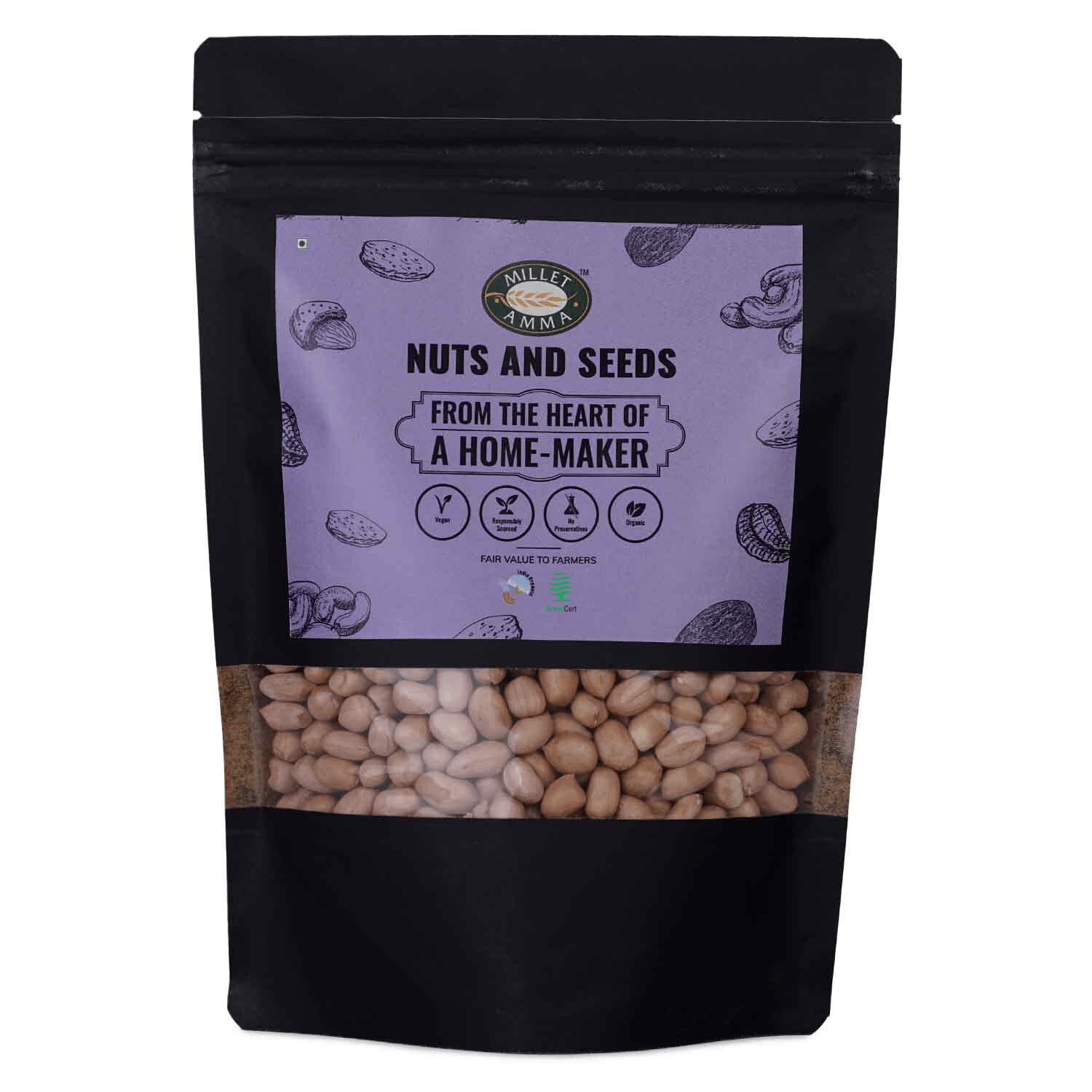 Peanuts Organic 250gm - Millet Amma