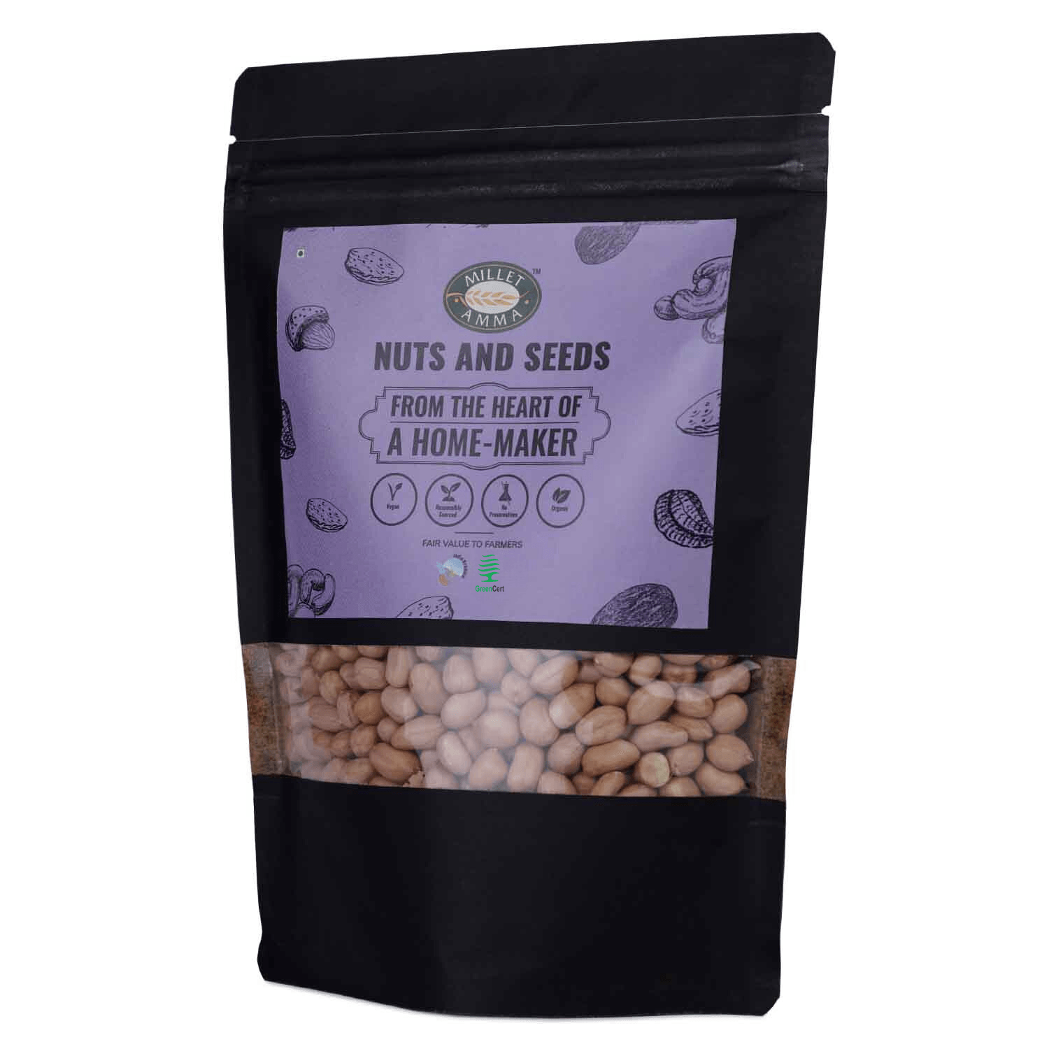 Peanuts Organic 250gm - Millet Amma