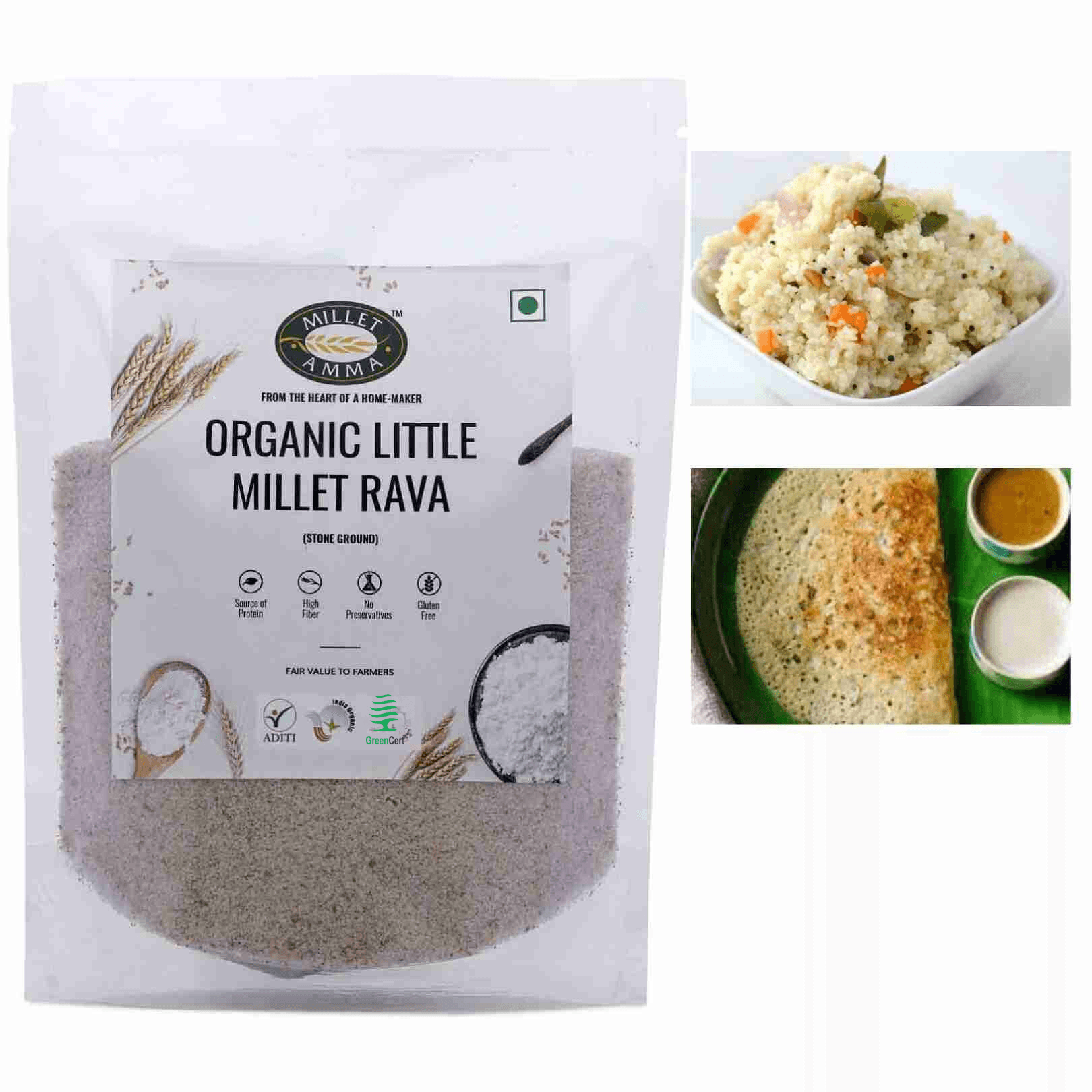 500gm Each - Millet Amma