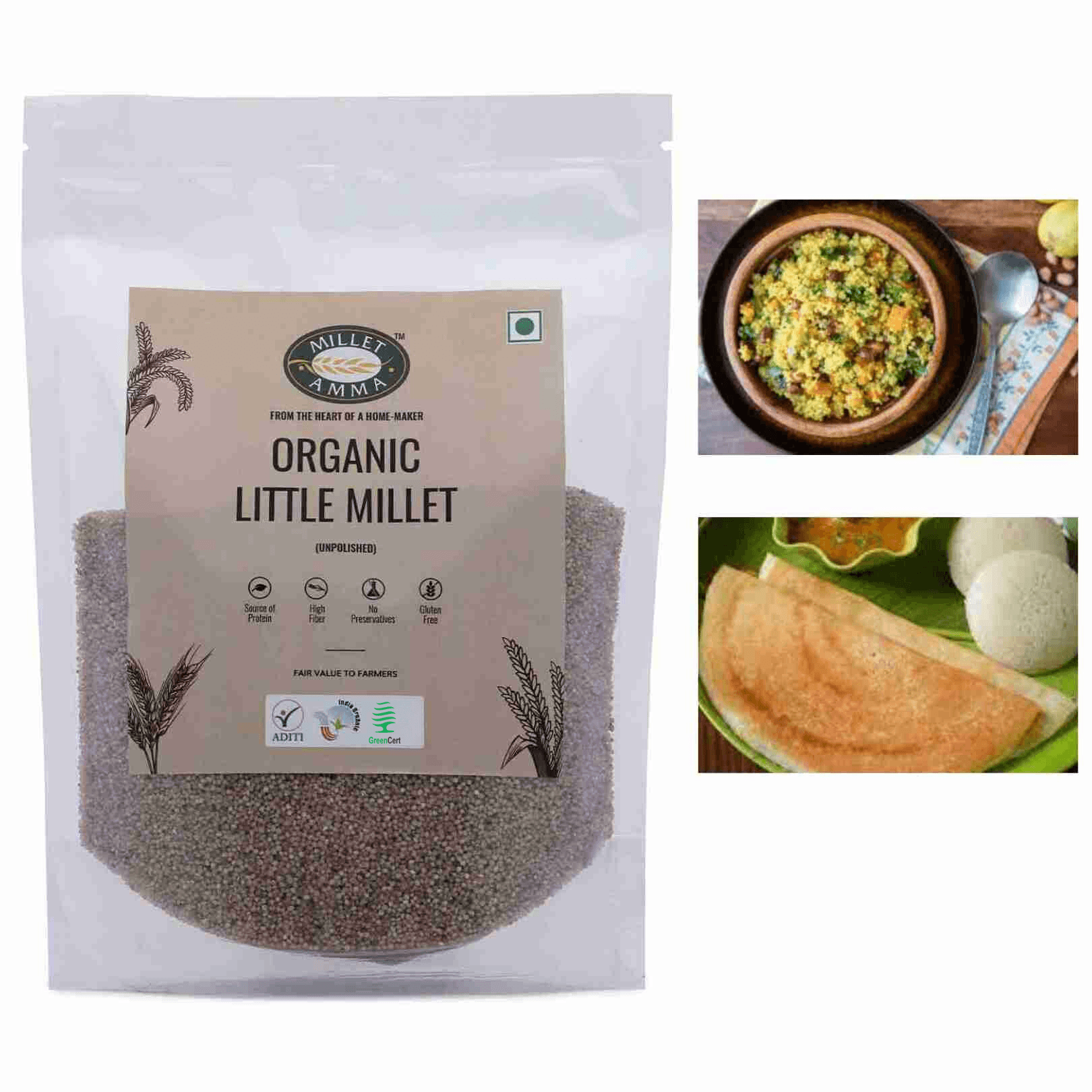 500gm Each - Millet Amma