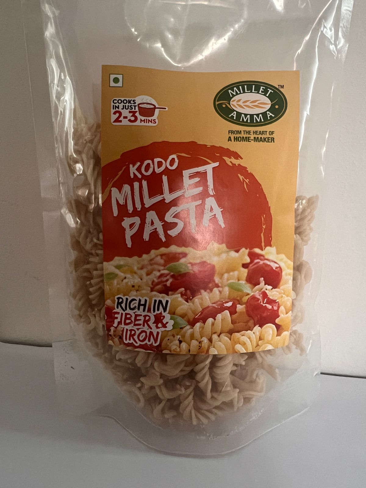 Kodo Millet Fusilli Pasta - 180gm