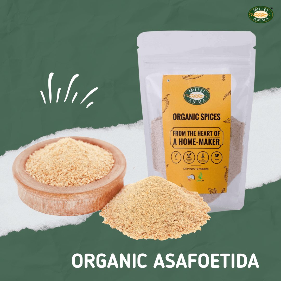 Asafoetida (Hing) Organic (50gm) - Millet Amma