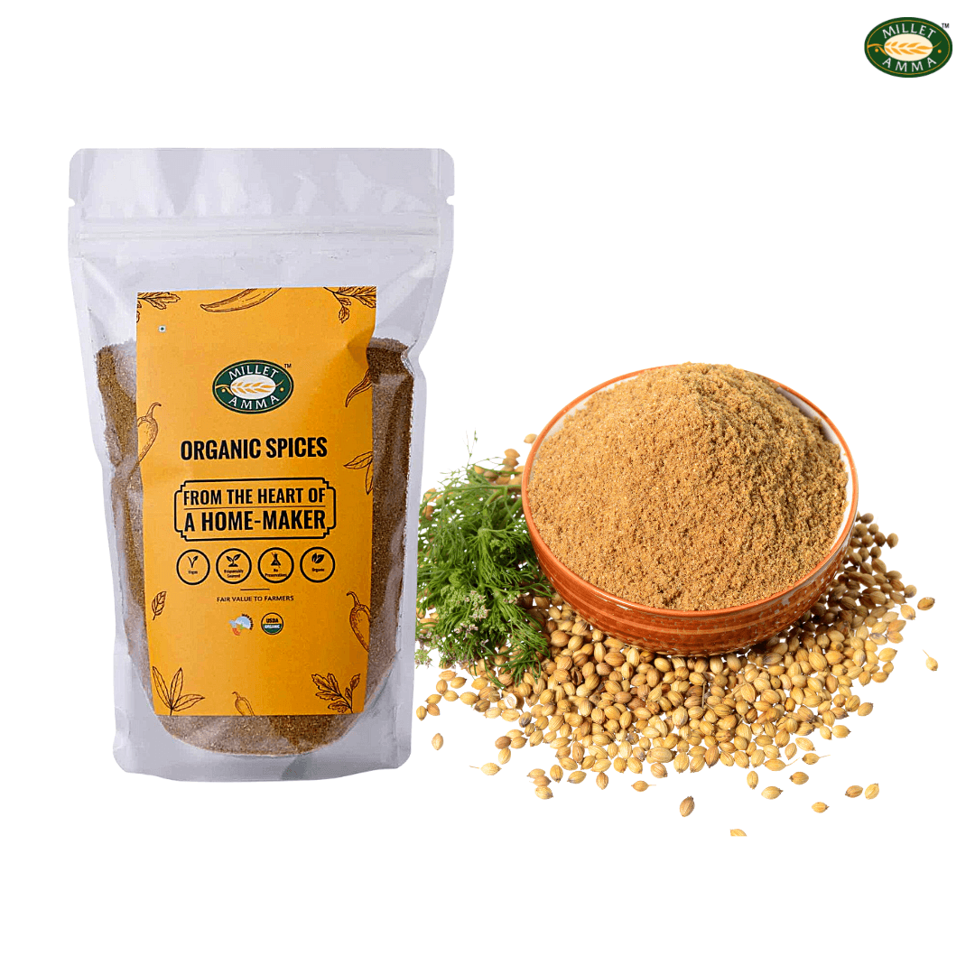 Coriander Powder Organic 200gm - Millet Amma