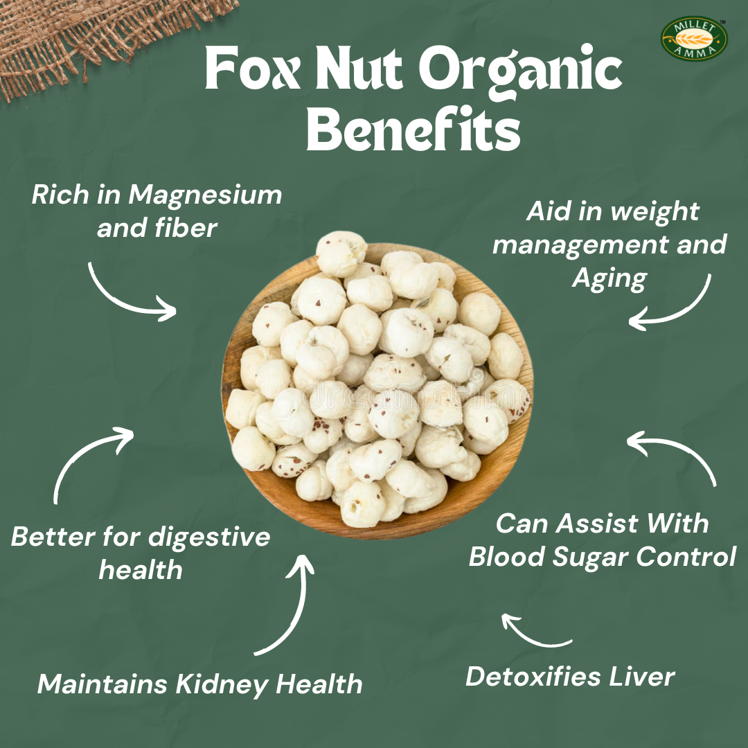 Fox Nuts Organic 250gm