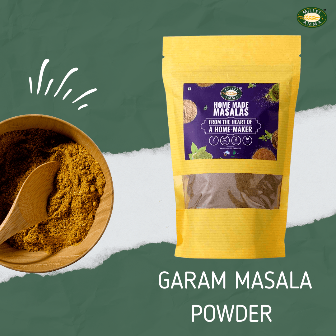 Garam Masala Powder Organic 100gm - Millet Amma