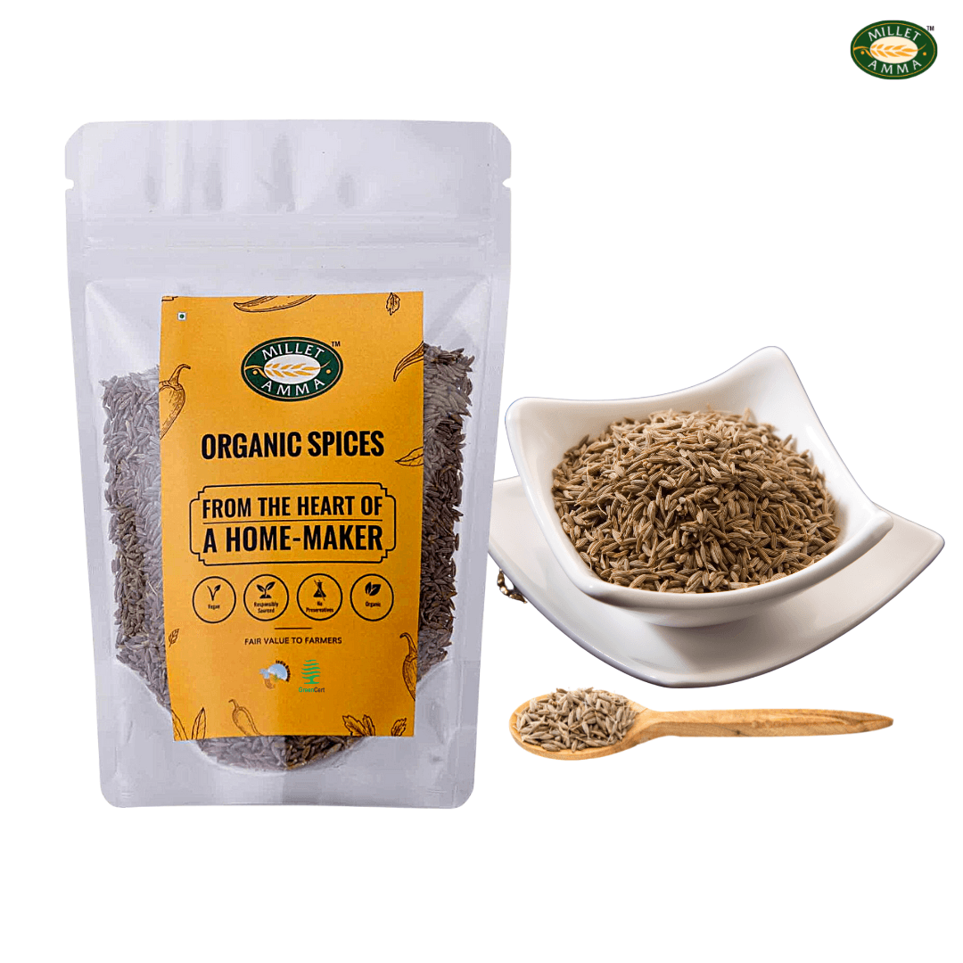 Jeera Seeds Organic 200gm - Millet Amma