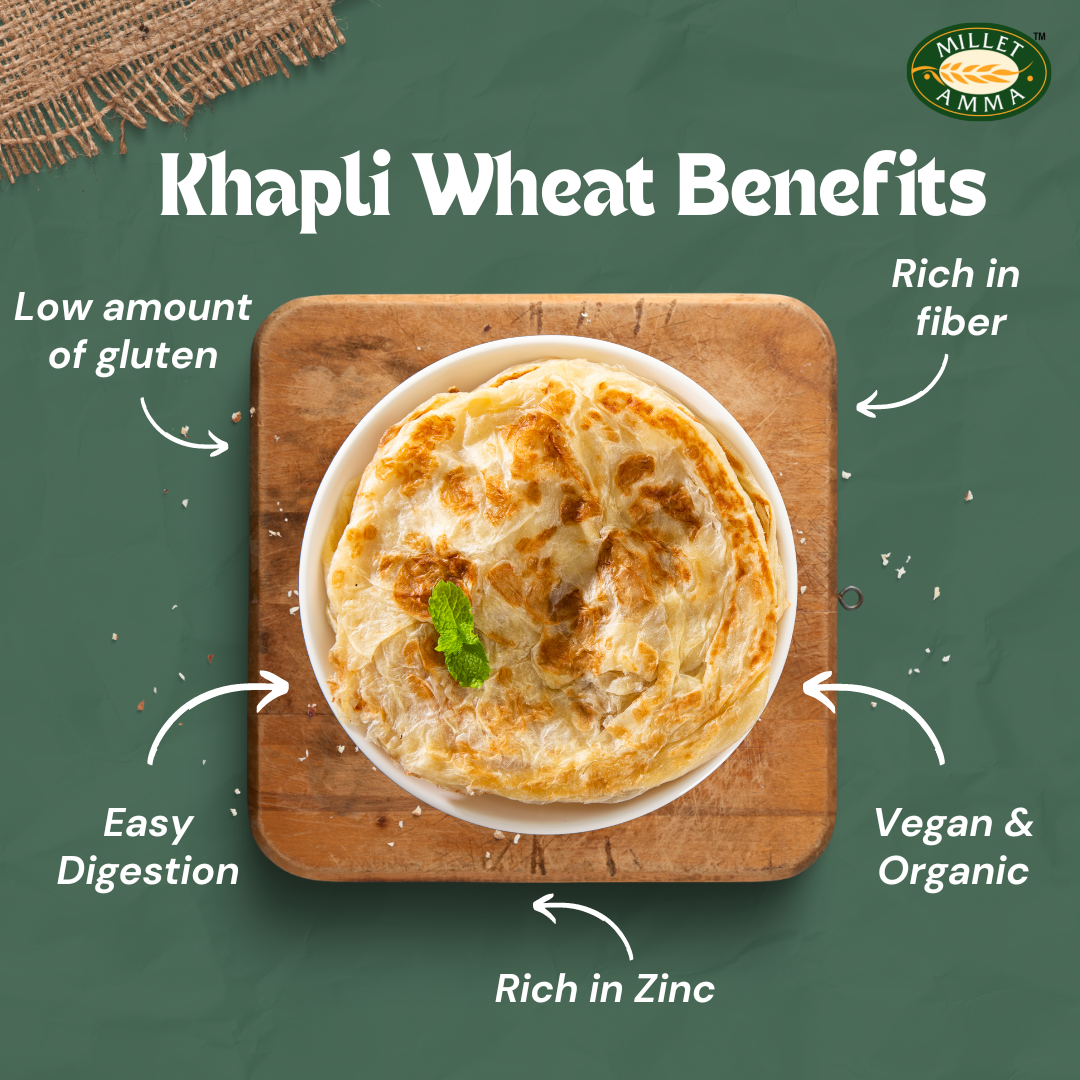 Khapli Wheat Flour Organic 500gm