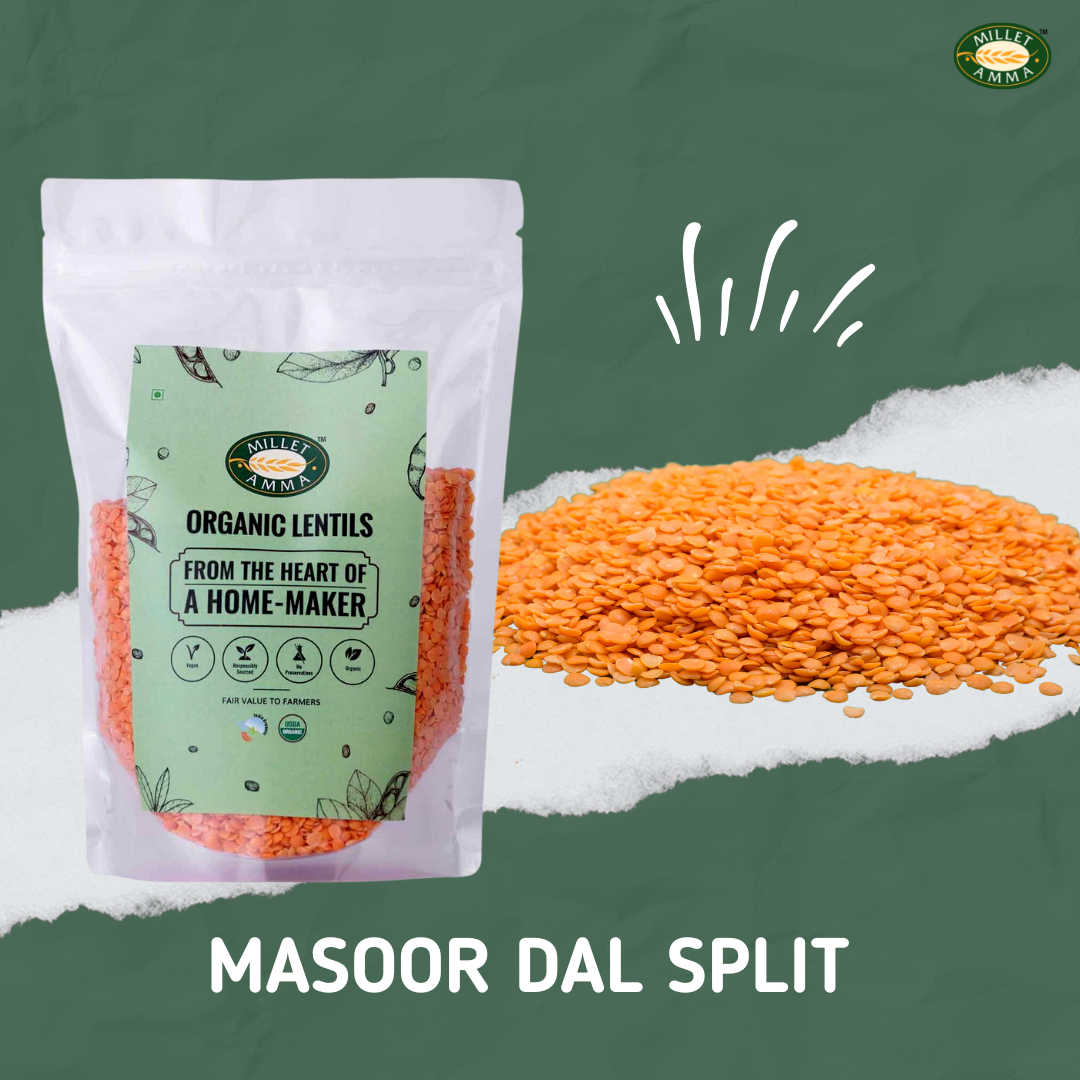 Masoor Dal Organic 500gm
