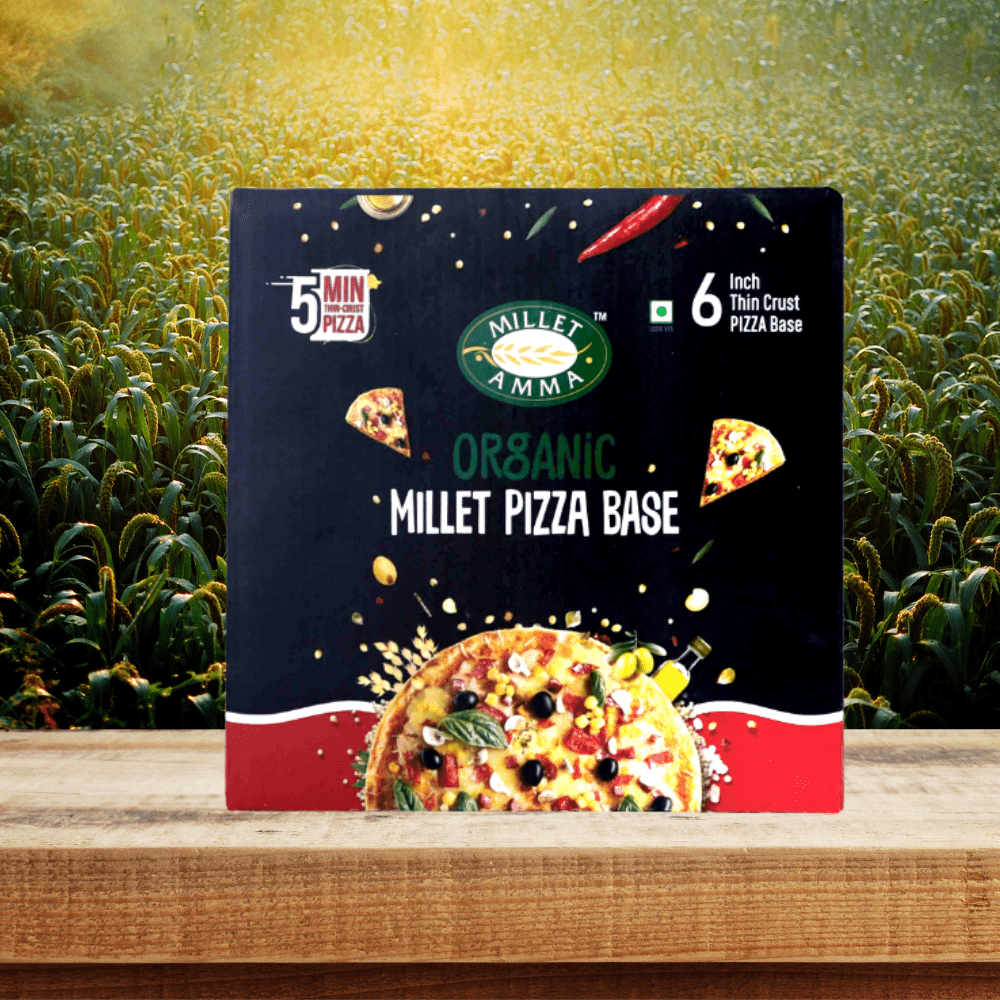 Millet Pizza Base Organic 6Pcs Per Pack (200gm)