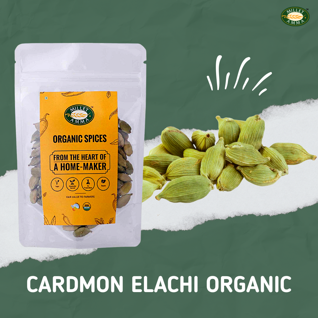 Green Cardmon Elachi Organic 25gm