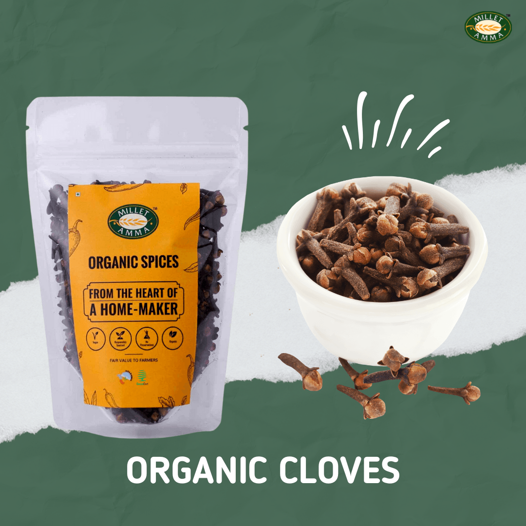 Cloves Organic 50gm - Millet Amma