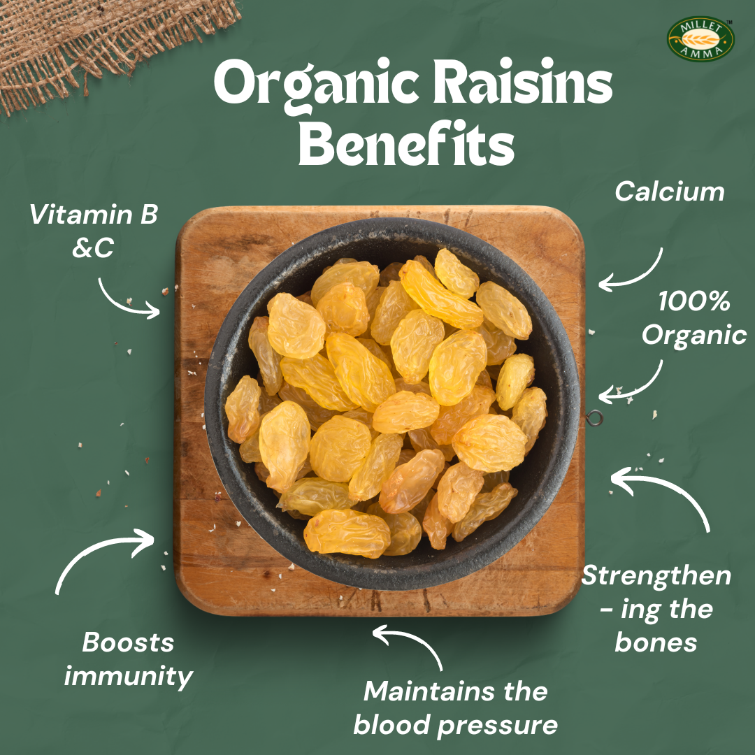 Raisins (Dry Grapes) Organic 250gm