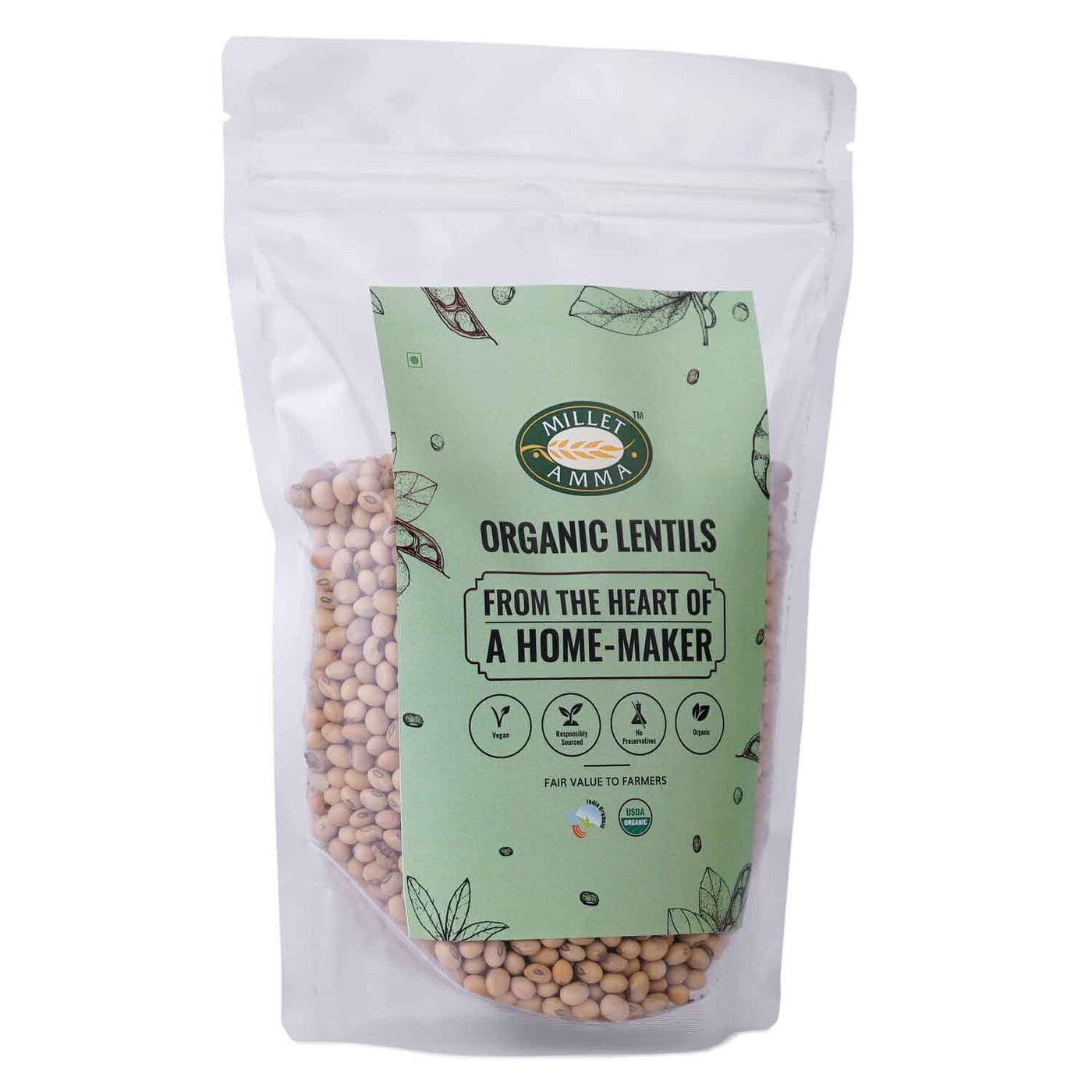 Milletamma’s Soya bean whole is loaded with proteins for muscle growth and good health.   It can help in control Cholesterol reducing the risk of heart diseases.  It contains the vitamins & minerals that help in maintaining the blood sugar.   It helps the women to escape from the risk of breast cancer.