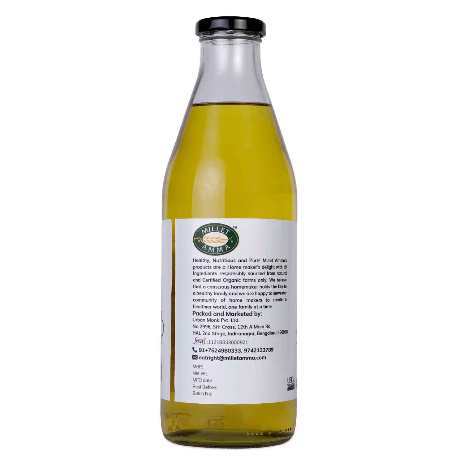 Milletamma’s cold pressed groundnut oil is the obtained from the Organic groundnuts which contains phytosterols. The phytosterols compounds helps to reduce the cholesterol level and promote excretion.