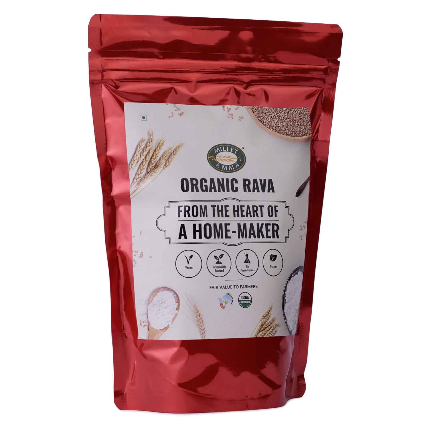 Milletamma’s Khapli wheat Dalia contains good amount of iron that helps in curing anaemia.  It is rich in Zinc that helps you in getting glowing skin.  Since it contains low amount of gluten, it does not cause any digestive problems.