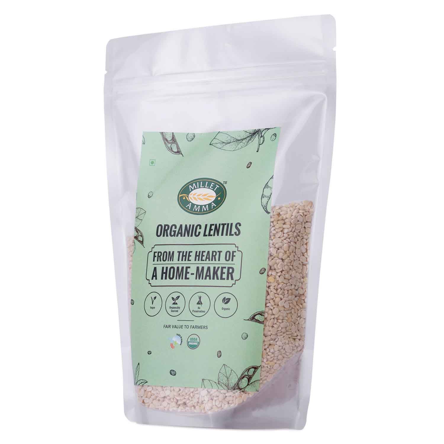 Milletamma’s Urad dal reduces constipation and helps to reduce other digestion problems.  The existence of dietary fibre in urad dal enhances gut bacterial health  The presence of potassium in urad dal boosts blood circulation and maintains good heart health.