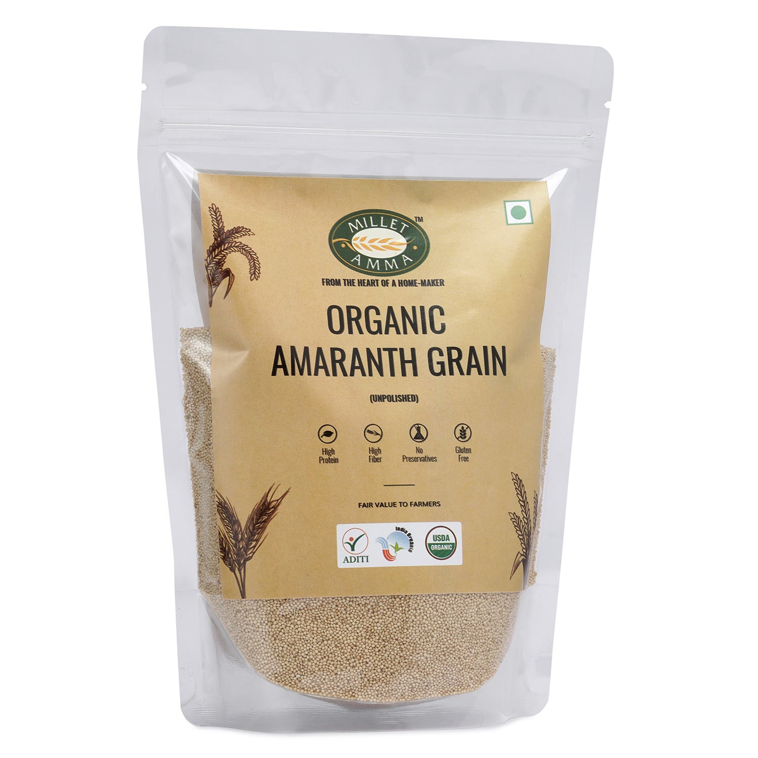 Amaranth Millet Grain Organic - 500 g