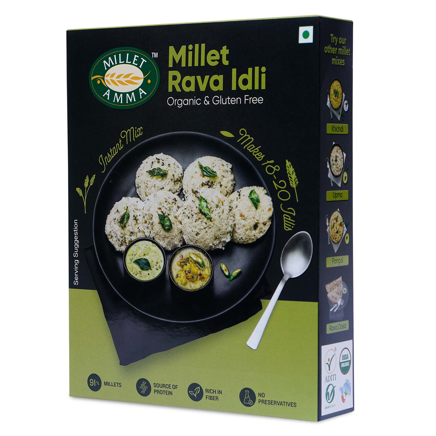 Millet Rava Dosa Mix 250g + Millet Rava Idli Mix 250g