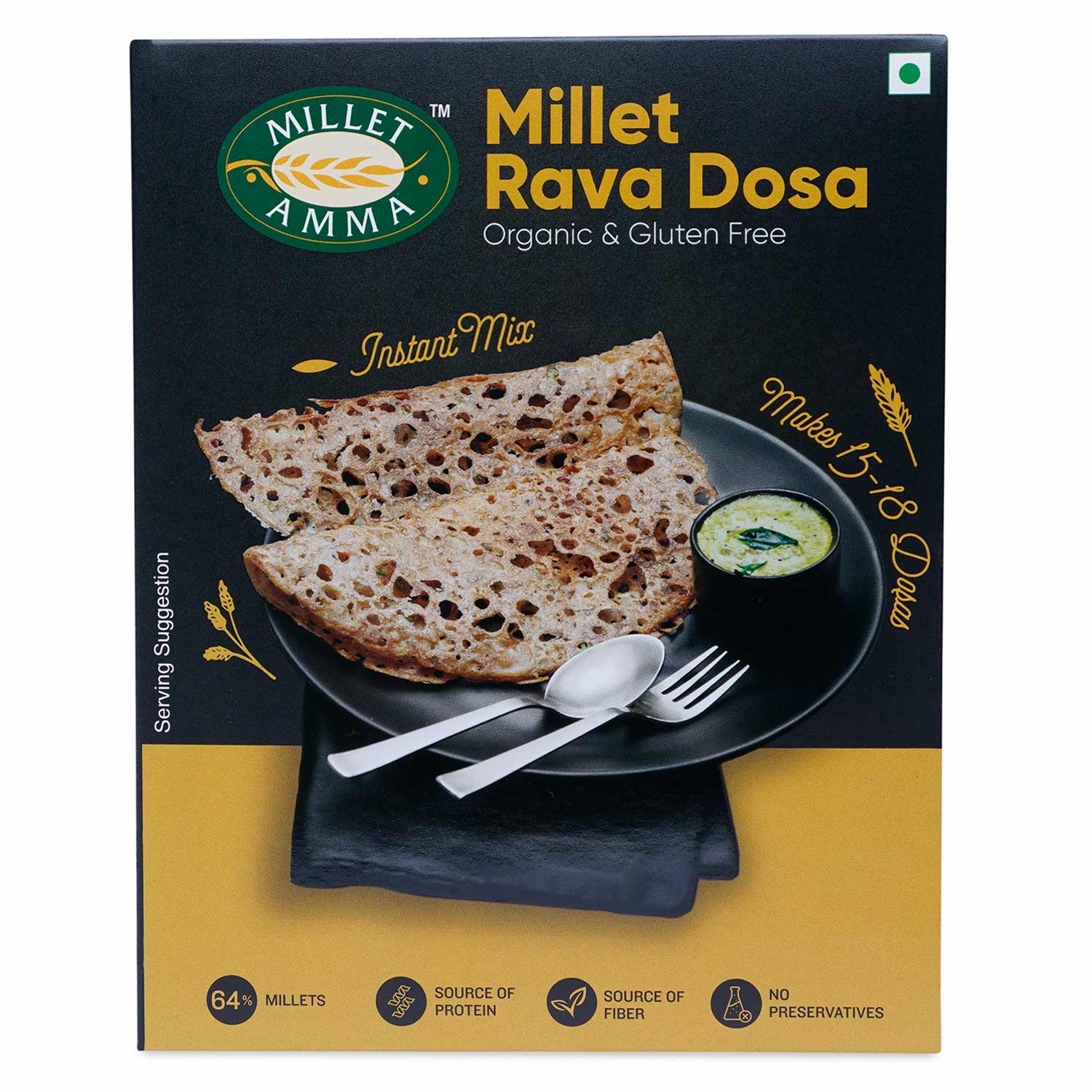Millet Rava Dosa Mix Organic 250gm