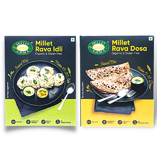 Millet Rava Dosa Mix 250g + Millet Rava Idli Mix 250g