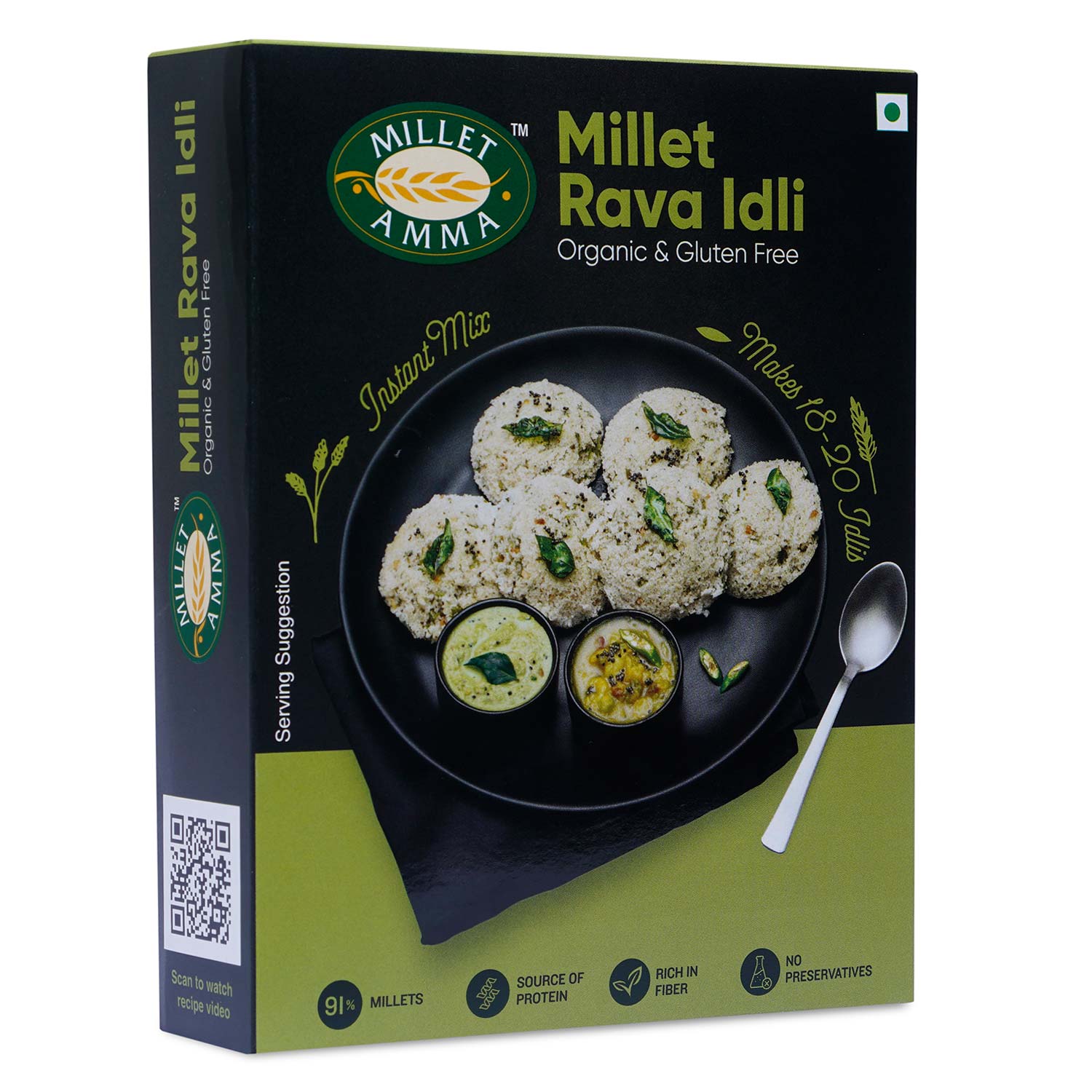 Millet Rava Idli Mix Organic 250gm