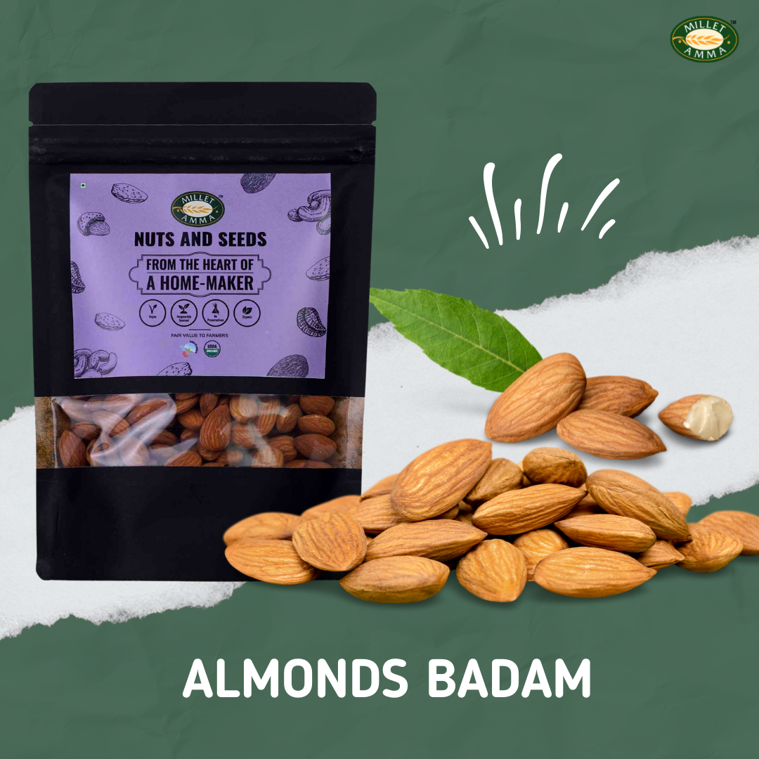 Almonds(Badam) Organic 250gm