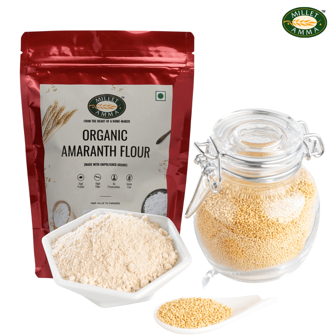 Amaranth Millet Flour Organic - 500gm thumbnail 3