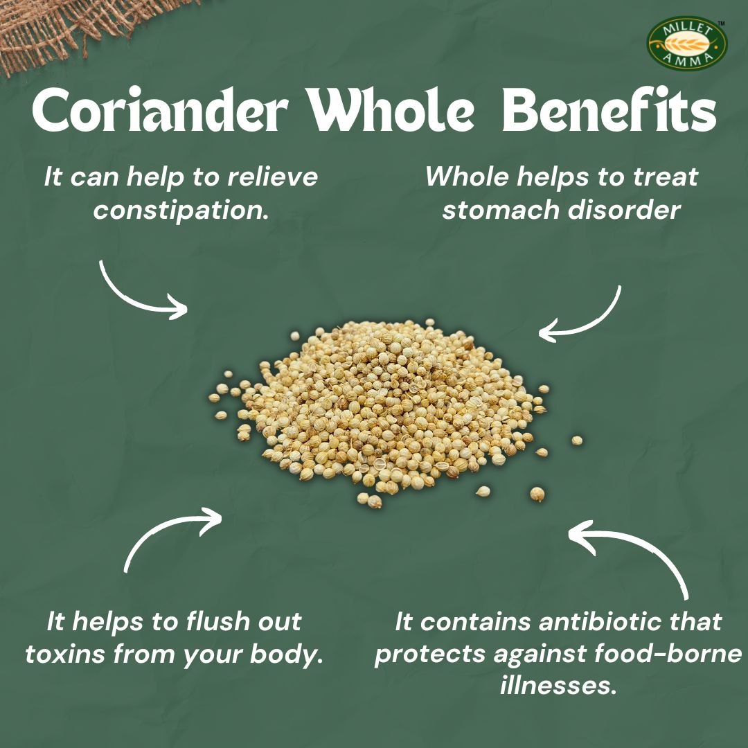 Coriander Whole Organic 100gm